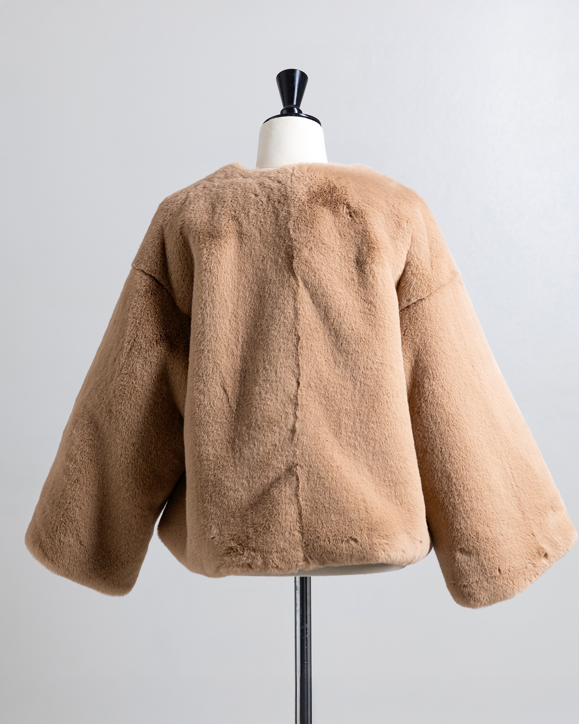 Faux Fur Short Coat – em. Faux Fur Short Coat – em.