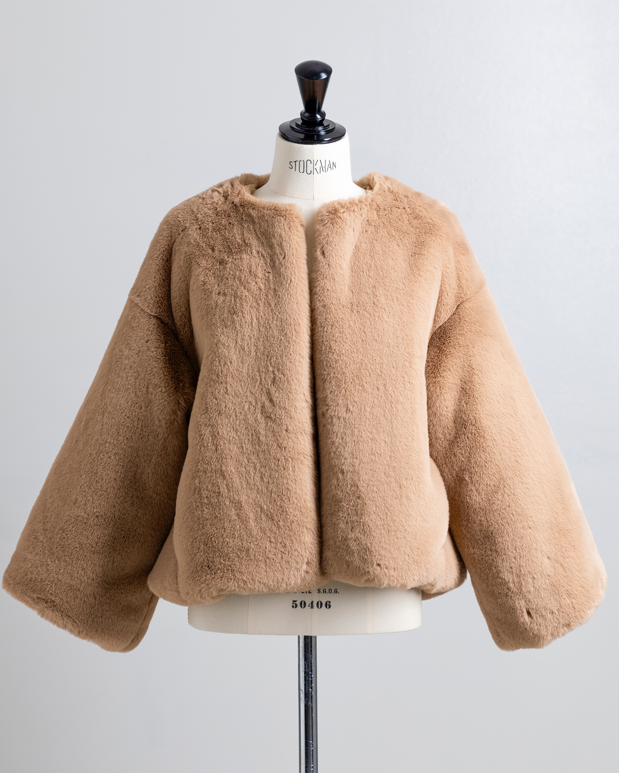 Faux Fur Short Coat – em. Faux Fur Short Coat – em.
