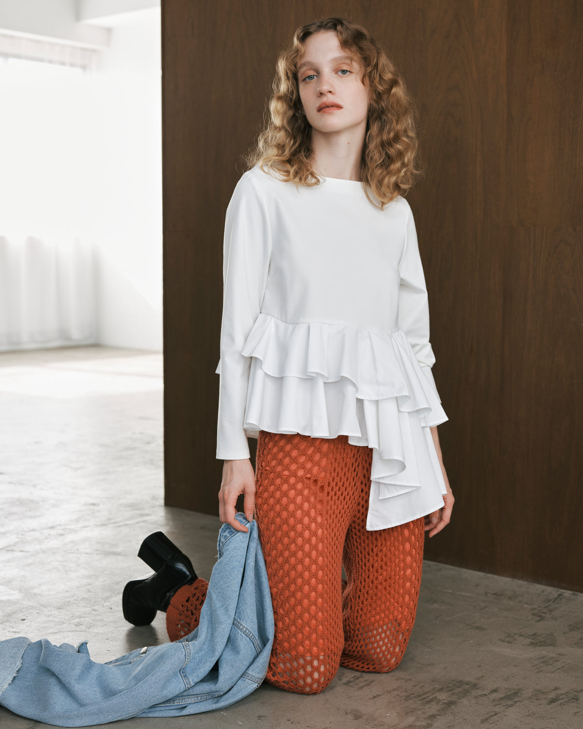 Asymmetry Hem Tops – em